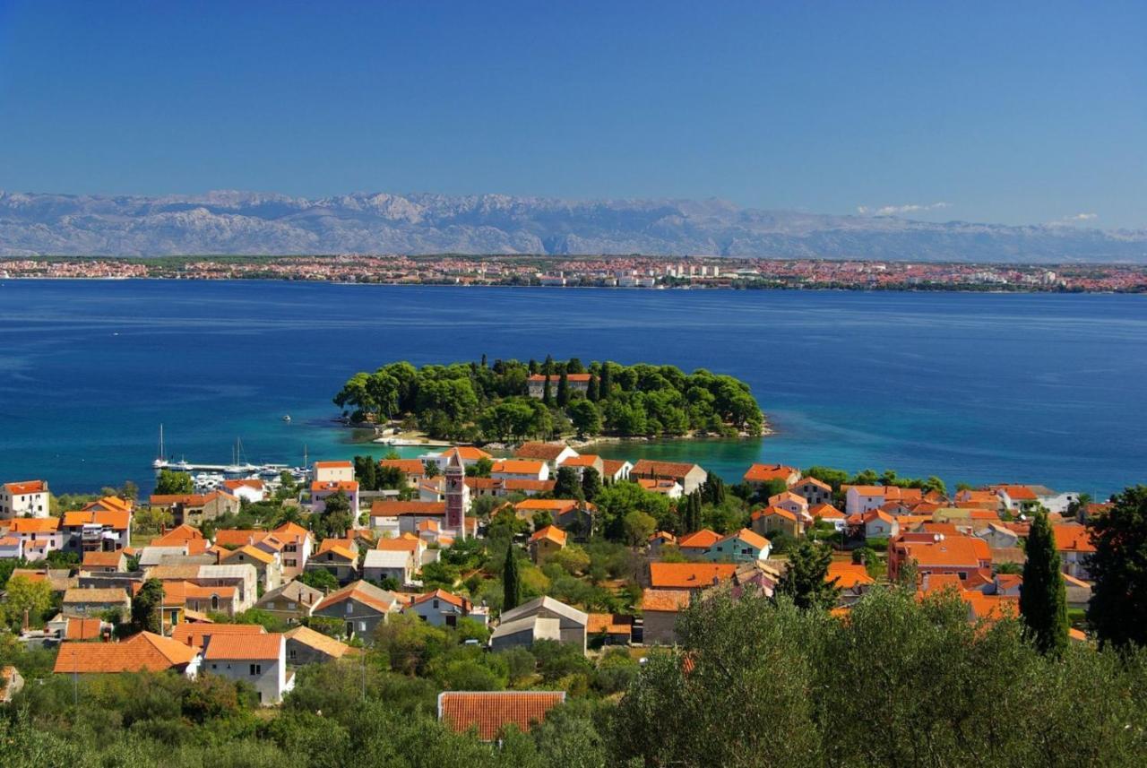 Studio Apartment In Preko With Sea View, Terrace, Air Conditioning, Wi-Fi Экстерьер фото