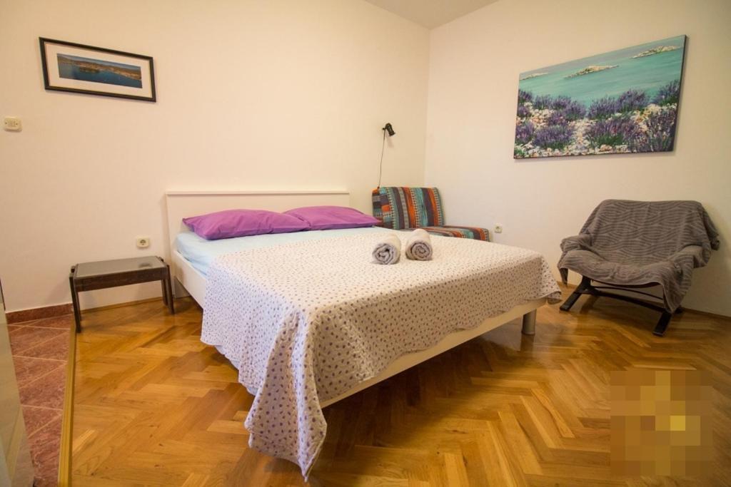 Studio Apartment In Preko With Sea View, Terrace, Air Conditioning, Wi-Fi Экстерьер фото